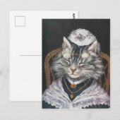 Chatten met grote mère briefkaart (Voorkant / Achterkant)