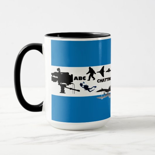 Chatten met Mark Stise-mok koffie Mok (Links)