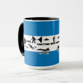 Chatten met Mark Stise-mok koffie Mok (Voorkant links)