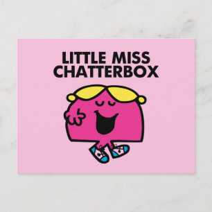 Chatten met Miss Chatterbox Briefkaart