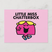 Chatten met Miss Chatterbox Briefkaart (Voorkant)