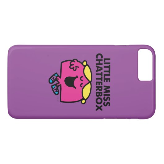 Chatten met Miss Chatterbox Case-Mate iPhone Case (Achterkant (Horizontaal))