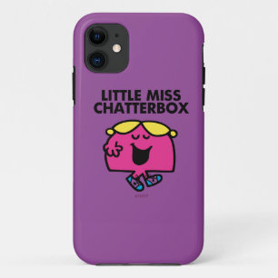 Chatten met Miss Chatterbox iPhone 11 Hoesje