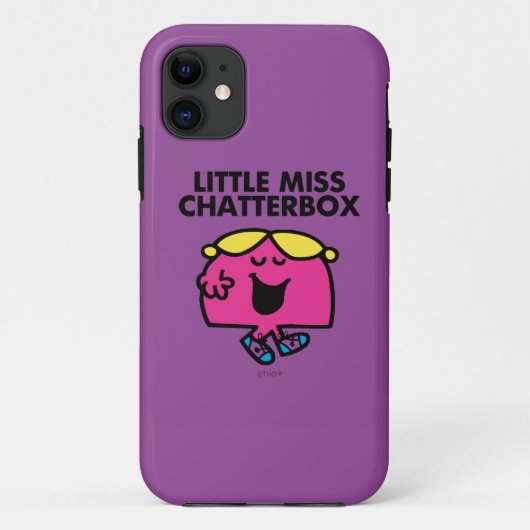 Chatten met Miss Chatterbox Case-Mate iPhone Case (Achterkant)