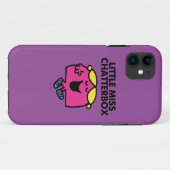Chatten met Miss Chatterbox Case-Mate iPhone Case (Achterkant (horizontaal))