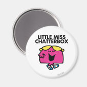 Chatten met Miss Chatterbox Magneet (Voorkant / Achterkant)