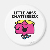 Chatten met Miss Chatterbox Magneet (Voorkant)