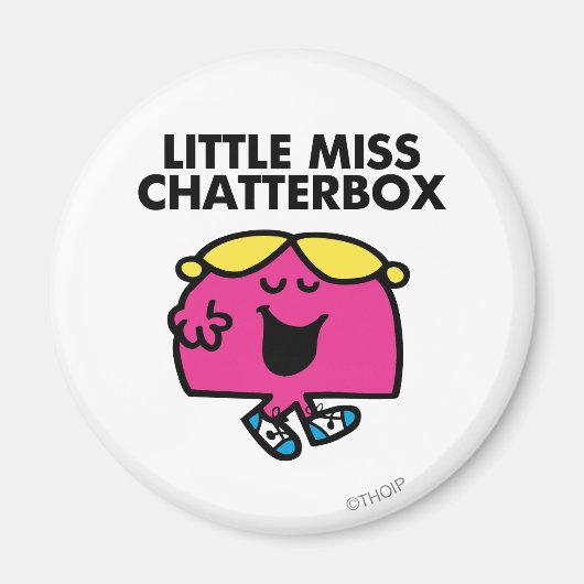 Chatten met Miss Chatterbox Magneet (Voorkant)