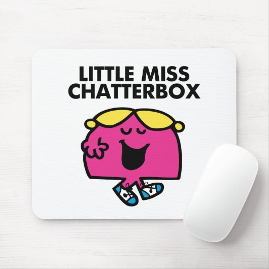 Chatten met Miss Chatterbox Muismat (Met muis)
