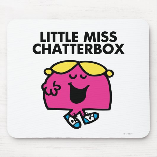 Chatten met Miss Chatterbox Muismat (Voorkant)