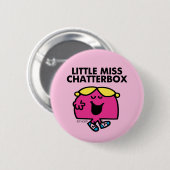 Chatten met Miss Chatterbox Ronde Button 5,7 Cm (Voorkant /achterkant)