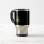 Chatten tussen de maan grafiek reisbeker (Voorkant links)