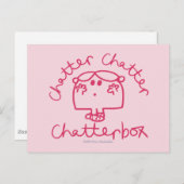 Chatter Chatterbox Briefkaart (Voorkant / Achterkant)