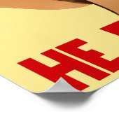 Chatter niet! Ne Boltay. CCCP Sovjet-Unie Poster (Hoek)