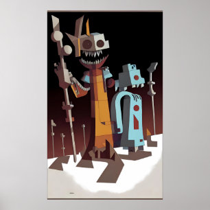 Chatterbox - Ken Gage Surrealistische Kunst Poster