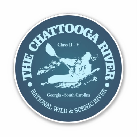 Chattooga (K2) Sticker (Voorkant)
