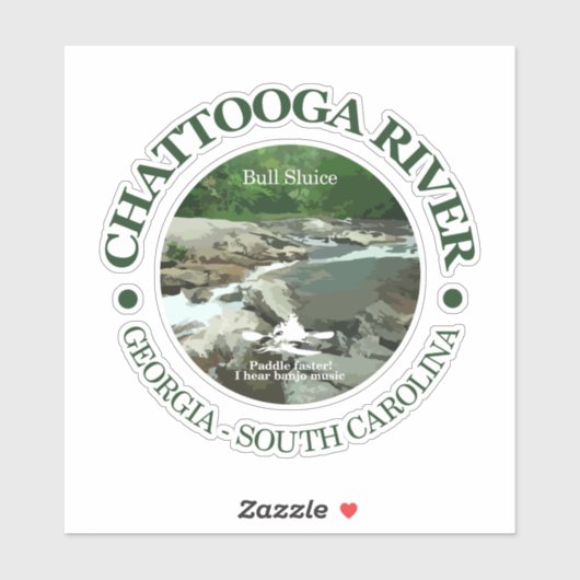 Chattooga River (BS) Sticker (Vel)