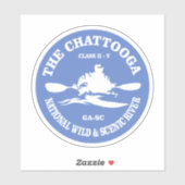 Chattooga River (rd) Sticker (Vel)