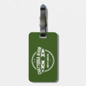 Chattooga River, South Carolina Bagagelabel (Achterkant verticaal)