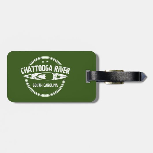 Chattooga River, South Carolina Bagagelabel (Achterkant horizontaal)