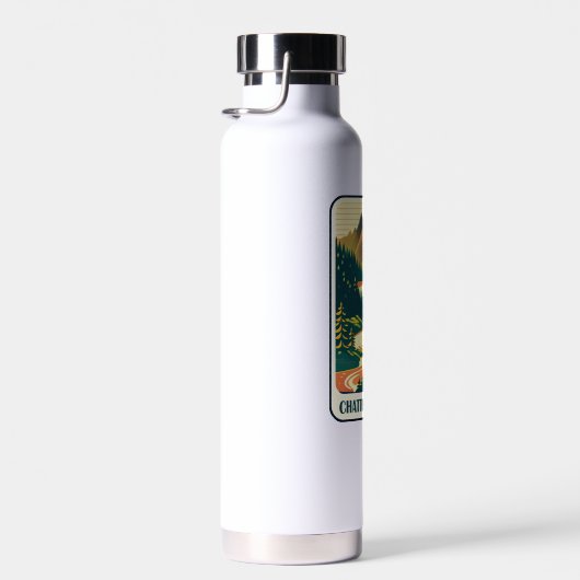 Chattooga River South Carolina Kleuren Waterfles (Rechts)