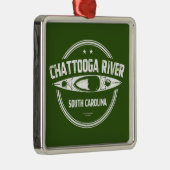 Chattooga River, South Carolina Metalen Ornament (Rechts)