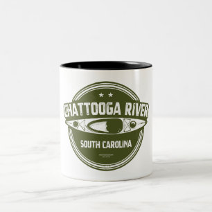 Chattooga River, South Carolina Tweekleurige Koffiemok