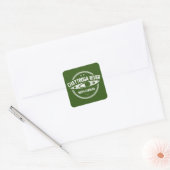 Chattooga River, South Carolina Vierkante Sticker (Envelop)
