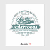 Chattooga Rivier (rafting2) Sticker (Vel)