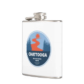 Chattooga Wild en Schilderachtig rivier Heupfles (Links)