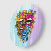 Chatty Blossoms Taza Grote Klok (Hoek)