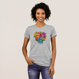 Chatty Blossoms Taza T-shirt