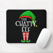 Chatty Elf Family Matching Group Christmas Premium Muismat (Met muis)