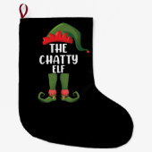 Chatty Elf Family Matching Group Kerstmis Grote Kerstsok (Voorkant)
