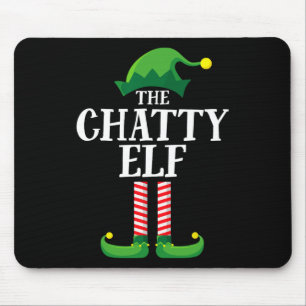 Chatty Elf Matching Family Group kerstparty F Muismat