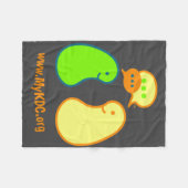 Chatty Kidney Blanket Fleece Deken (Voorkant (Horizontaal))