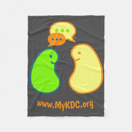 Chatty Kidney Blanket Fleece Deken (Voorkant)