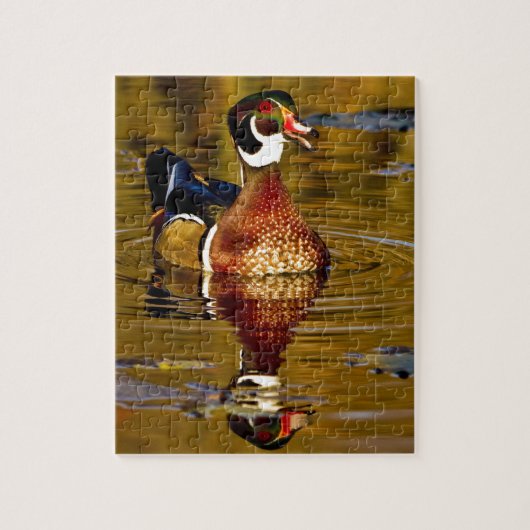 Chatty Wood Duck Legpuzzel (Verticaal)