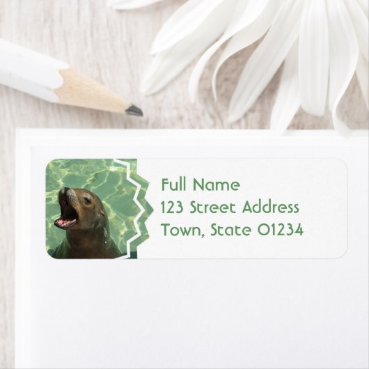 Chatty Zee Lion retour adres Mailing Label (Insitu)