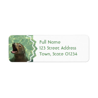 Chatty Zee Lion retour adres Mailing Label