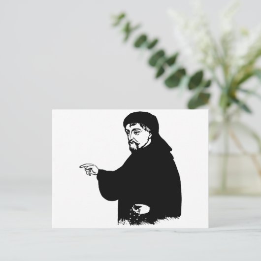 Chaucer Briefkaart (Staand voorkant)