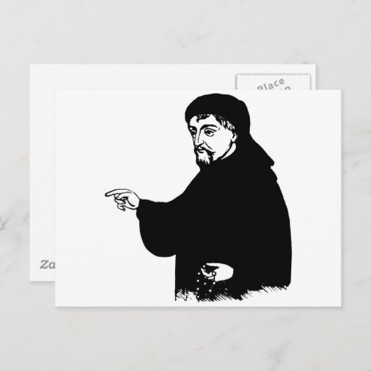 Chaucer Briefkaart (Voorkant / Achterkant)