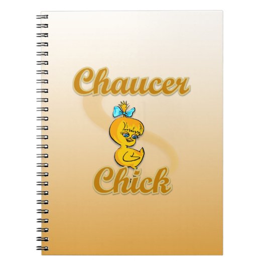 Chaucer Chick Notitieboek (Voorkant)