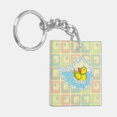 Chaucer de Rubber Duck Acryl Sleutelhanger (Voorkant Links)