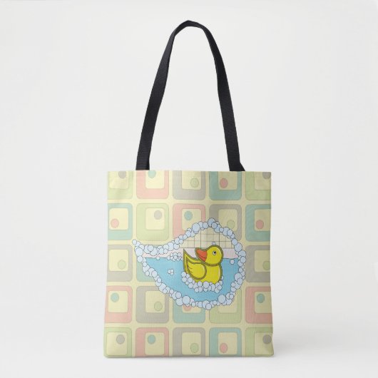 Chaucer de Rubber Duck All-Over-Print Bag Tote Bag (Voorkant)