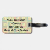 Chaucer de Rubber Duck Bagagelabel (Achterkant horizontaal)