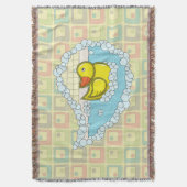Chaucer de Rubber Duck Blanket Deken (Voorkant Verticaal)