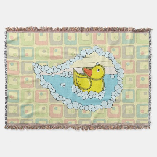 Chaucer de Rubber Duck Blanket Deken (Voorkant)