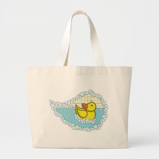 Chaucer de Rubber Duck Canvas tas (Voorkant)