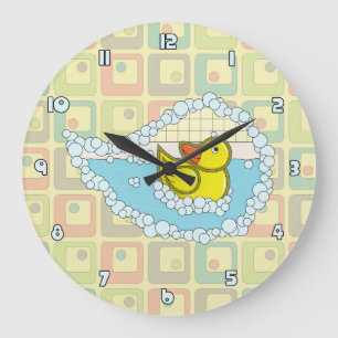 Chaucer de Rubber Duck Clock Grote Klok